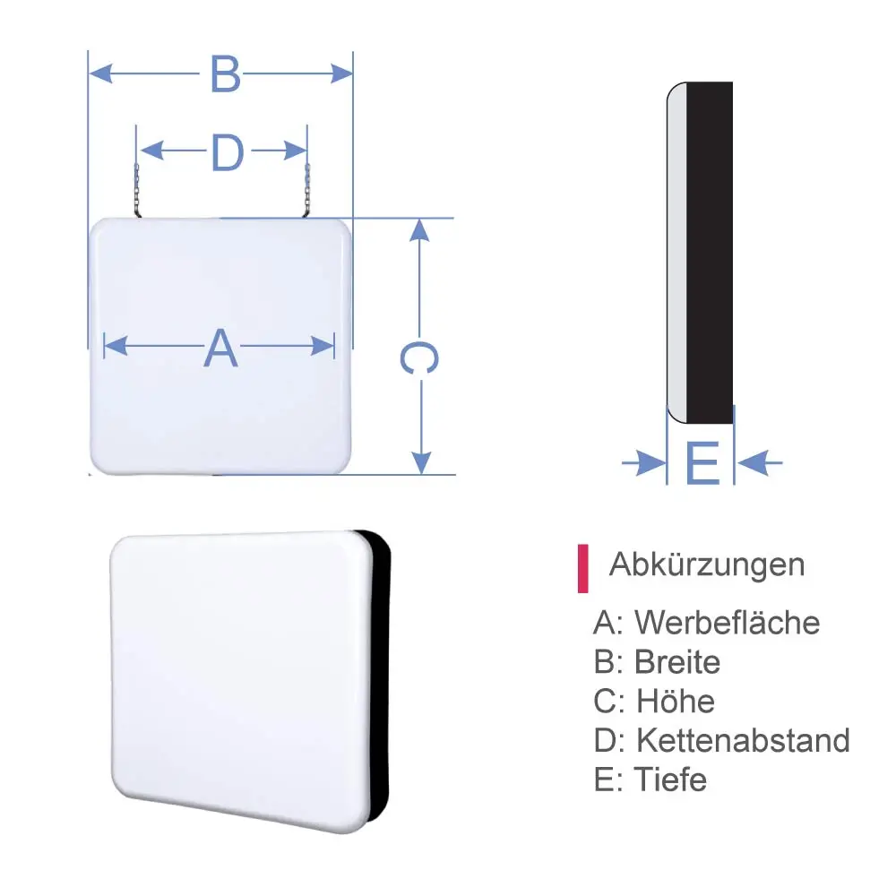 WooWBOXX Pollaris-Einseitig - Wand Montage